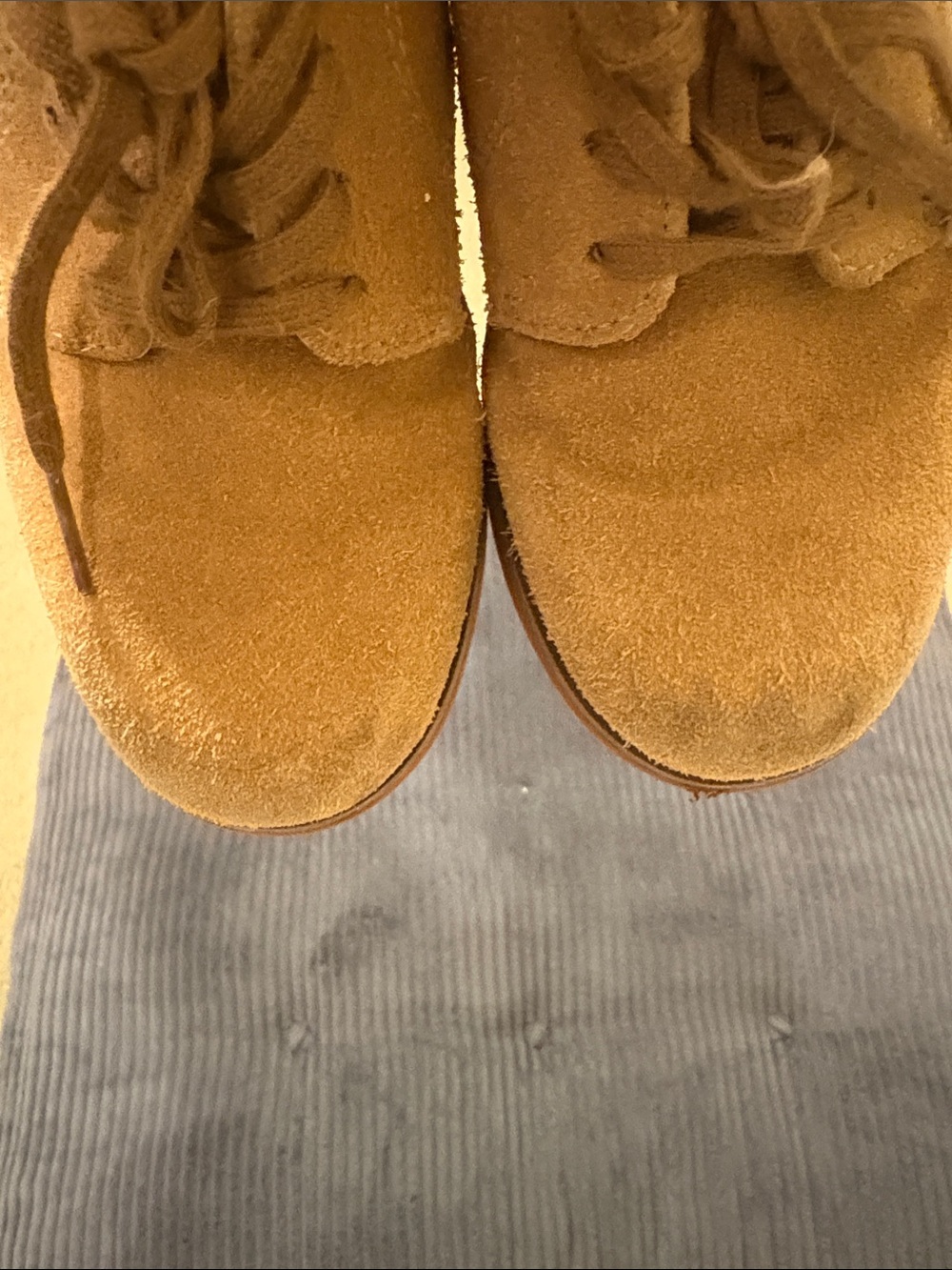 Sperry Kids Tan Suede Lace-Up Dress Shoes - Picture 4 of 4